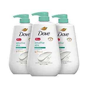 Dove Body Wash with Pump Sensitive Skin 3 Count Hypoallergenic